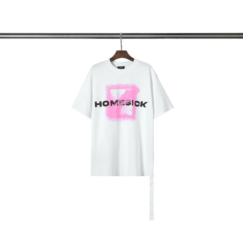 We11 Done T Shirt Welldone Graffiti Short Sleeve Oil Painting Loose Men and Women Same Style