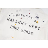 Gallery Dept Jacket Hand Painted Ink Splashing Multi Pocket Tooling Jacket Lapel Jacket