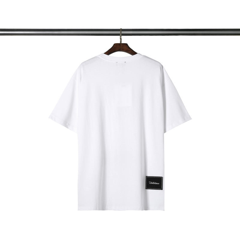 We11 Done T Shirts Smiley Face Printed Men 'S And Women 'S Casual Pure Cotton