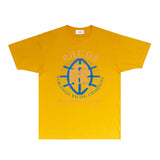 Rhude T Shirts Printed Trendy Pure Cotton