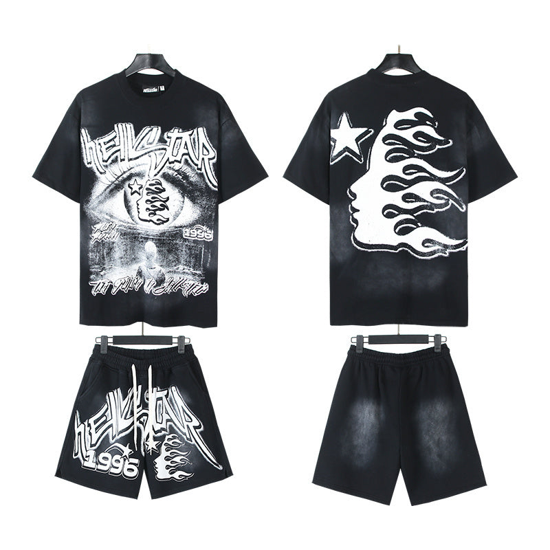 HS T-Shirt And Shorts Two-Piece Set