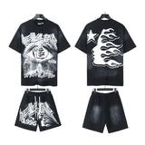HS T-Shirt And Shorts Two-Piece Set