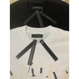Amiri T Shirts Fashion Print Couple High Street