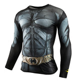 Marvel T Shirt Summer Long-Sleeve Quick Drying Clothes Tights