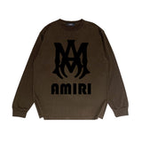 Amiri Long Sleeved Shirt Printed Trendy Pure Cotton