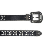 Hip-hop punk rhinestone belt dark style