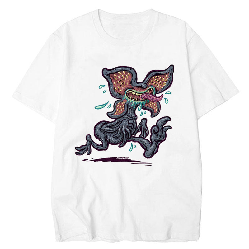 Stranger Things T Shirt Stranger Things Spring Summer round Neck Short Sleeves Men's Casual T-shirt