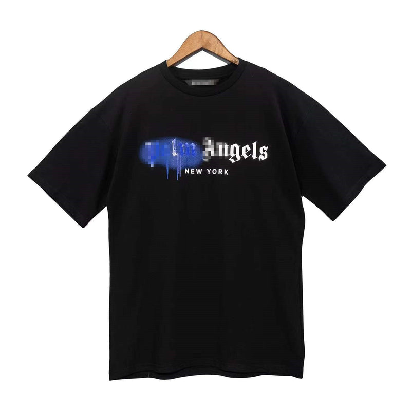 Palm Angels T Shirts Angel Letter Print Short-Sleeve T-shirt Men's Half Sleeve