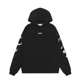 OFF WHITE Hoodie Trendy Street Style Personalized Cotton