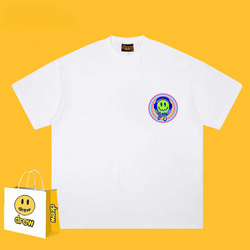 Drew T Shirts Short-Sleeved Clothes Smiley Face