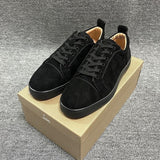 Louboutin-style red bottom shoes exportacl red bottom shoes rivets men's toe nails clcouple women's shoes rhinestone casualtrendy sneakers