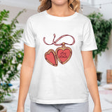 Valentine's Day T-Shirts Couple Love Print Sweet Style