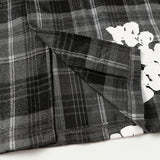 Denim Tears Shirt & Shorts 2 Piece Set Kapok Plaid Short Sleeve