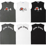 Palm Angels T Shirts Printed Vest Men 'S And Women 'S Sleeveless T-shirt