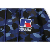Shark Print Jacket Camouflage Male And Female Couples Wear Plus Size Loose Pullover Hoodie Sweater