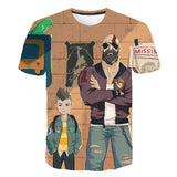 Marvel T Shirt Summer Short Sleeve T-shirt round Neck
