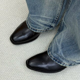 Louboutin-style red bottom shoes derby shoes menclassycl red bottom blake handmade oxford shoes thick sole business work clothing pointed thin bottom leather shoes