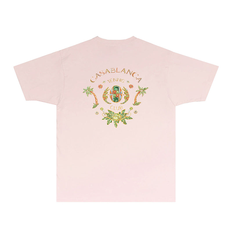 Casablanca T Shirts Fashion Print Street