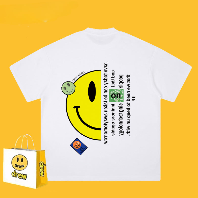 Drew T Shirts Short-Sleeved Clothes Loose Street