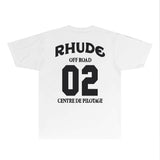Rhude T Shirts Printed Trendy Pure Cotton