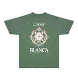 Casablanca T Shirts Fashion Print Street