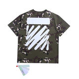 Off White T Shirts Tie-Dye Process Loose Men'S And Women'S Same Style Pure Cotton Short Sleeves