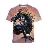 Marvel T Shirt Men's Short Sleeve Printed T-shirt Casual Fashion