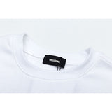 We11 Done T Shirts Letter Embossed Summer Short Sleeve Men and Women Same Style