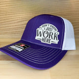 Trendy flat brimmed hat adjustable sunshade