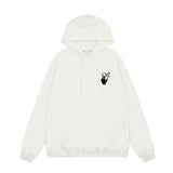 OFF WHITE Hoodie Trendy Street Style Personalized Cotton