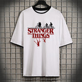 Stranger Things T Shirt Stranger Things Stranger Things Short Sleeve T-shirt Men's and Women's Loose Casual Large Size Couple Cotton Summer