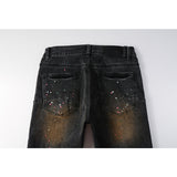 Purple Brand Jeans Pure Cotton High Street Trend #9109