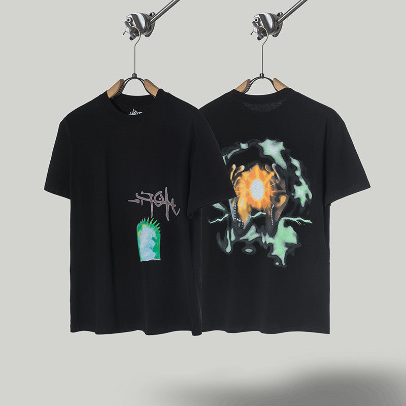 Travis Scott T Shirts Cactus Jack x Utopia Utopia joint God's Hand short sleeve