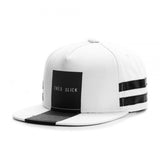 Trendy flat brimmed hat shade