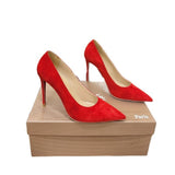 Louboutin-style red bottom shoes fashion style gridsclelegant test empty red bottom nude pink high heels.cm pointed toe sandals