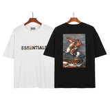 Caravaggio T-Shirts Spring and Summer Oil Painting Pattern Men's Short Sleeve
