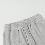 Denim Tears T shirt & Shorts 2 Piece Set Rhinestones