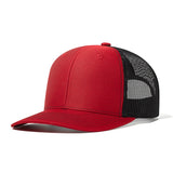 Trendy flat brimmed hat summer mesh breathable