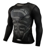 Marvel T Shirt Summer Long-Sleeve Quick Drying Clothes Tights