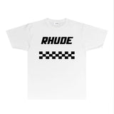 Rhude T Shirts Printed Trendy Pure Cotton