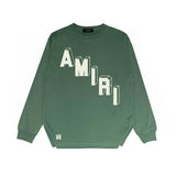 Amiri Long Sleeved Shirt Printed Trendy Pure Cotton