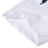 Marcelo Burlon T Shirt MB Blue Wings Men's and Women's Same Hip Hop Pure Cotton