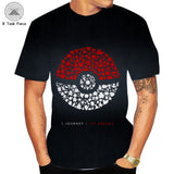 Men and Women Pokemon Pikachu T Shirt 3D Pikachu Short Sleeve T-shirt