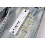 Purple Brand Jeans Pure Cotton High Street Trend #9050
