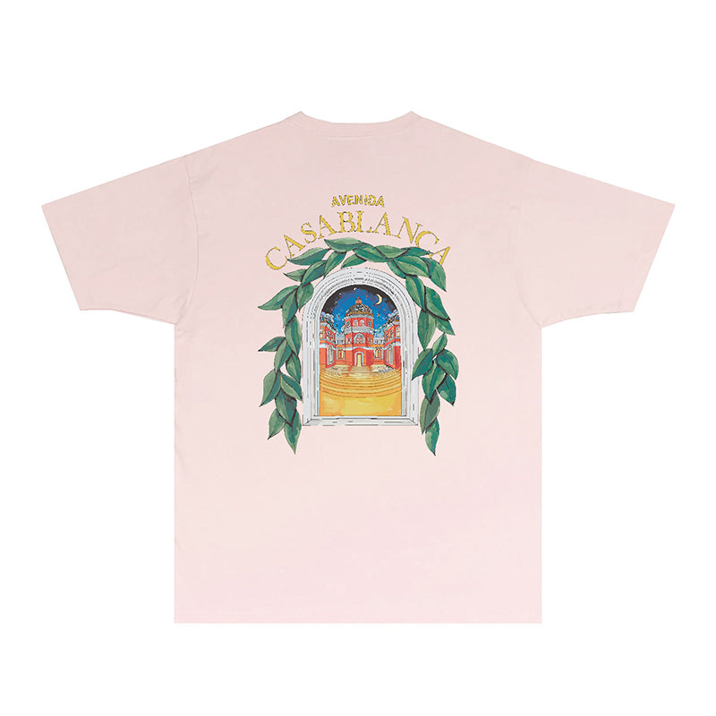 Casablanca T Shirts Fashion Print Street