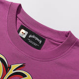Godspeed T Shirts Biochemical Skull Poppy Print Cotton Casual Short Sleeve Men and Women