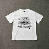 Corteiz T Shirt Short Sleeve Letter Double Yarn Short Sleeve