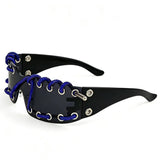 Trendy punk glasses retro