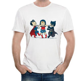 Marvel T Shirt T-shirt Men's and Women's Summer Short-Sleeved Youth T-shirt
