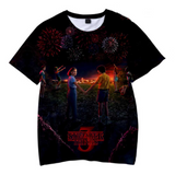 Stranger Things T Shirt Stranger Things3d Digital Printing Casual Short Sleeve T-shirt